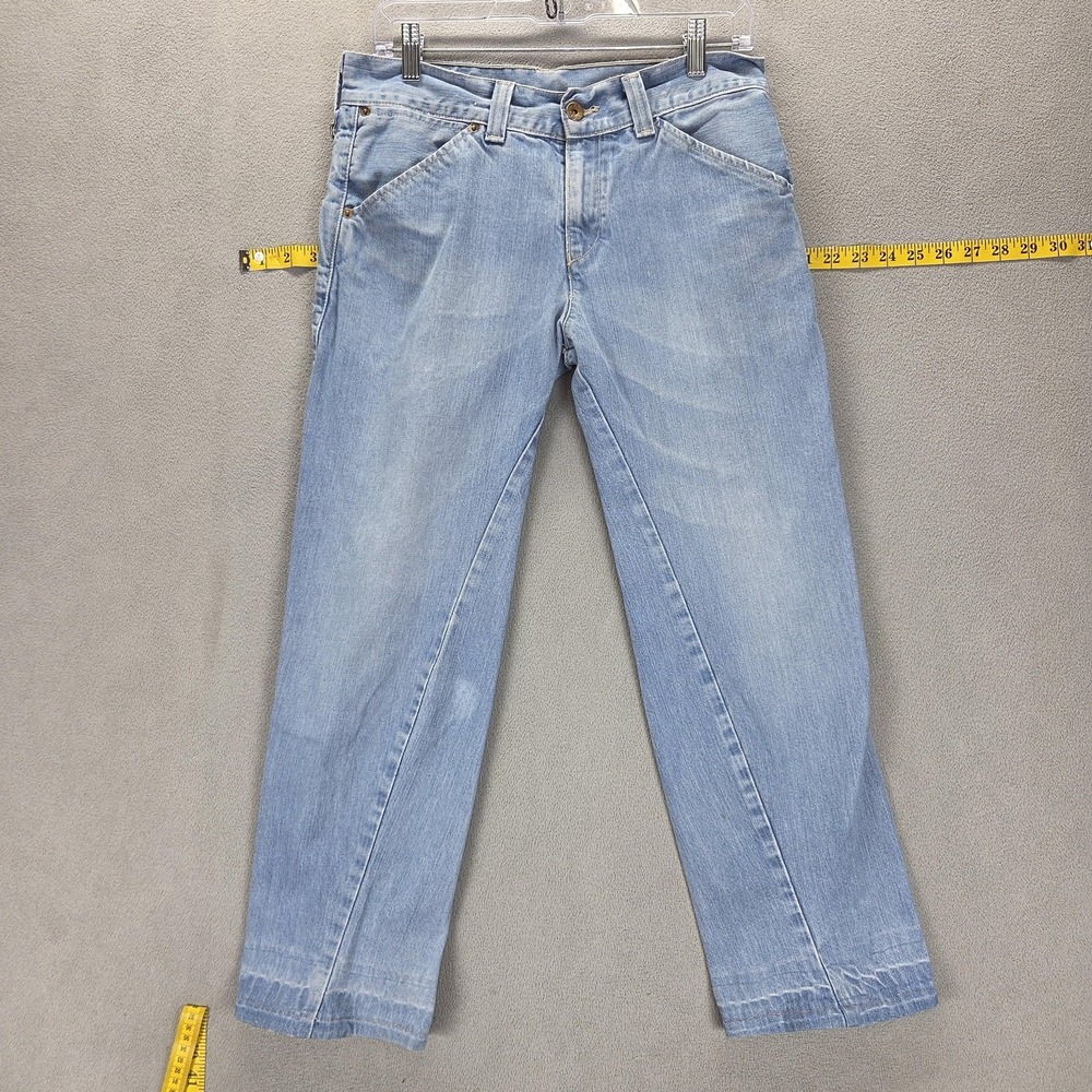 Vintage Levis Engineered Jeans Womens Blue Twisted Flap Pockets Fits 31x26